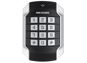 Hikvision outdoor vandal-resistant keypad and Mifare card reader