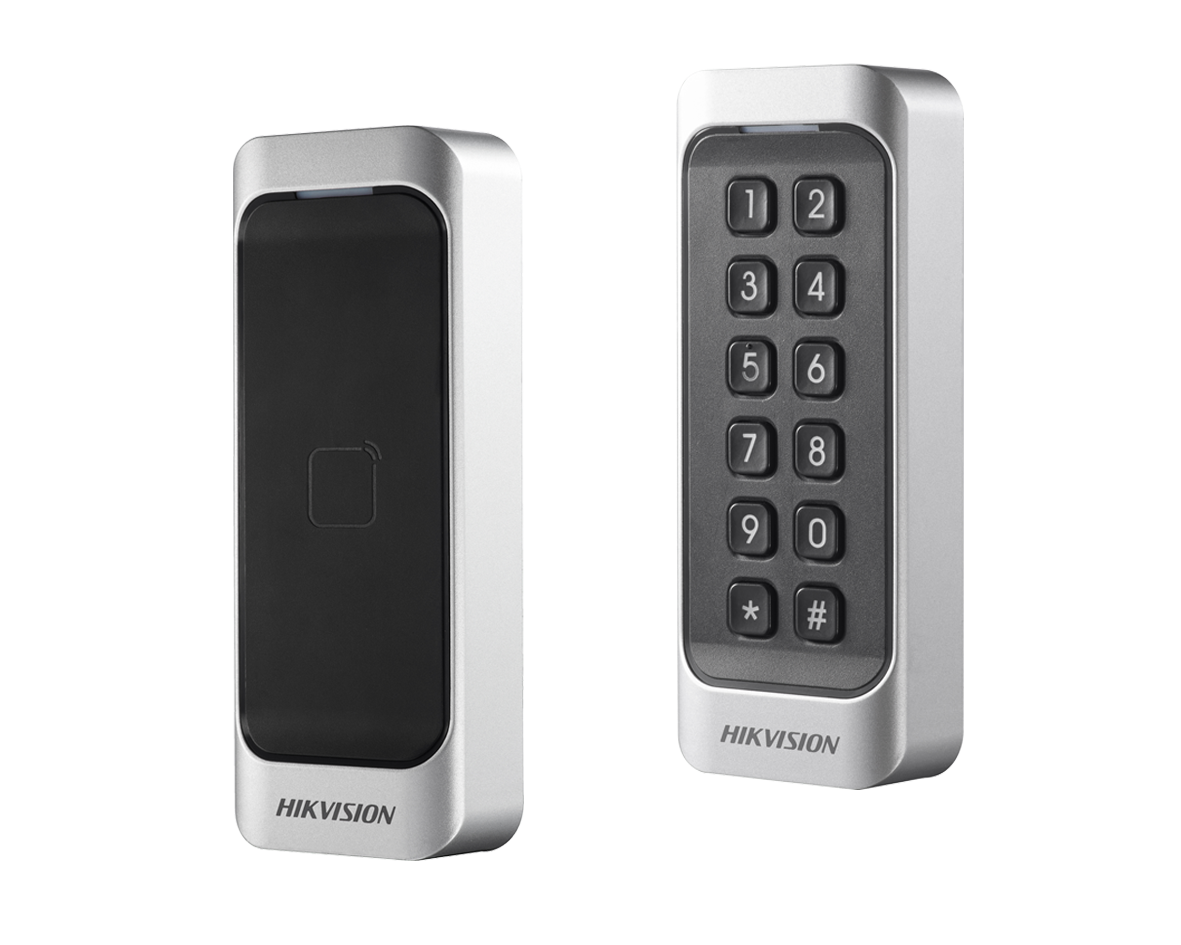 Hikvision outdoor keypad and Mifare card reader